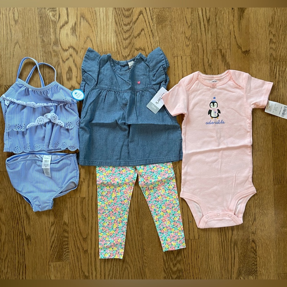 NWT 18 mo Carters bundle